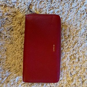 DKNY leather wallet.